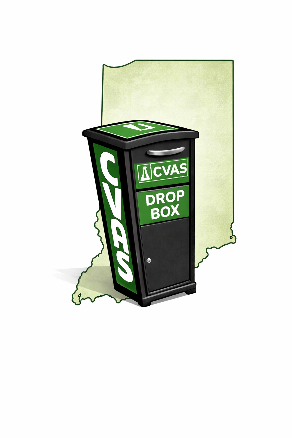 Indiana Pick Up Route Graphic