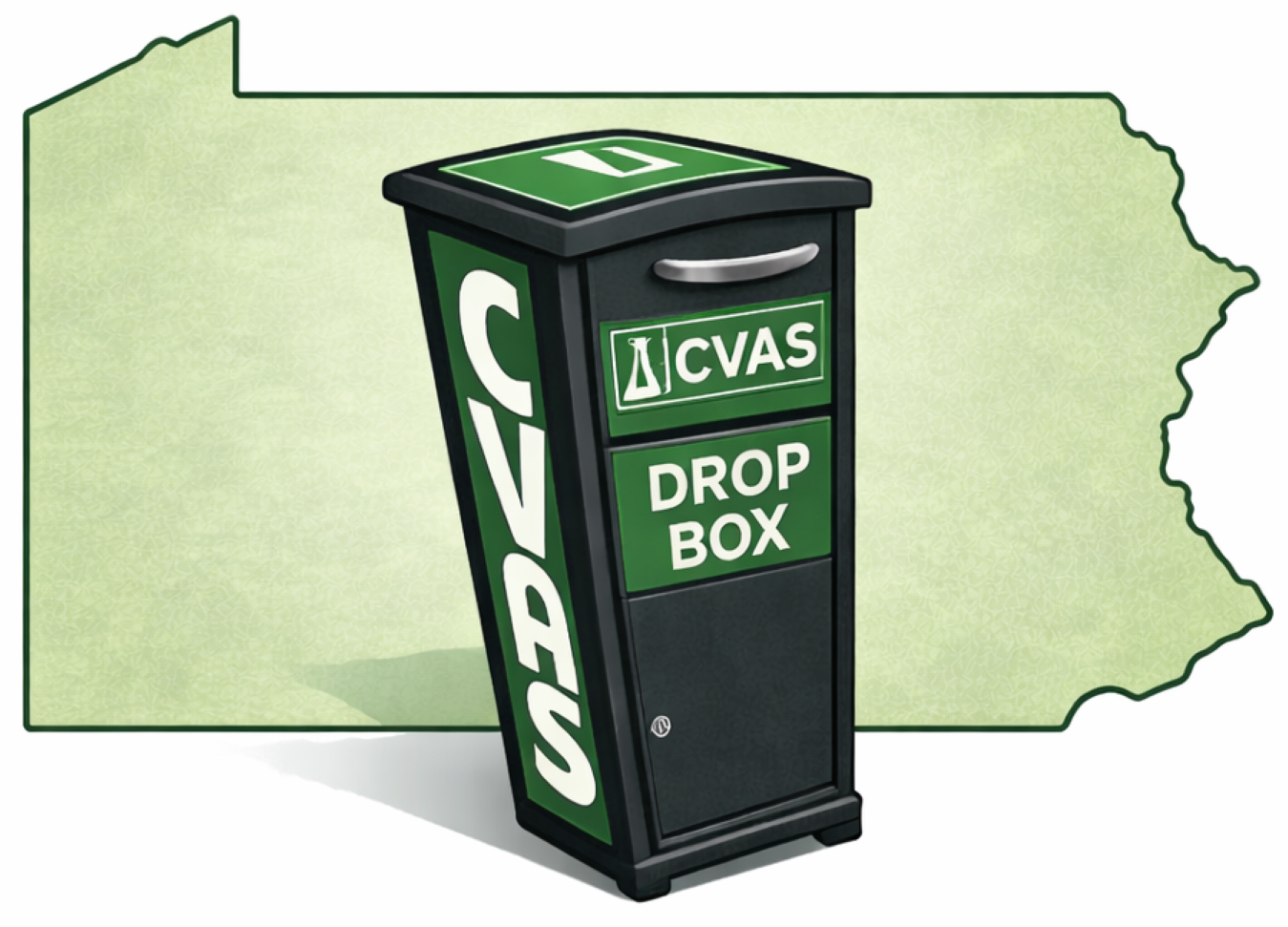 PA South Central Drop Box Map GU